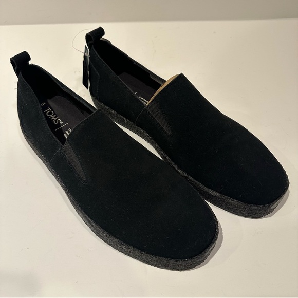 Toms Men\'s Lowden Black Suede Slip-on Shoes main image 5